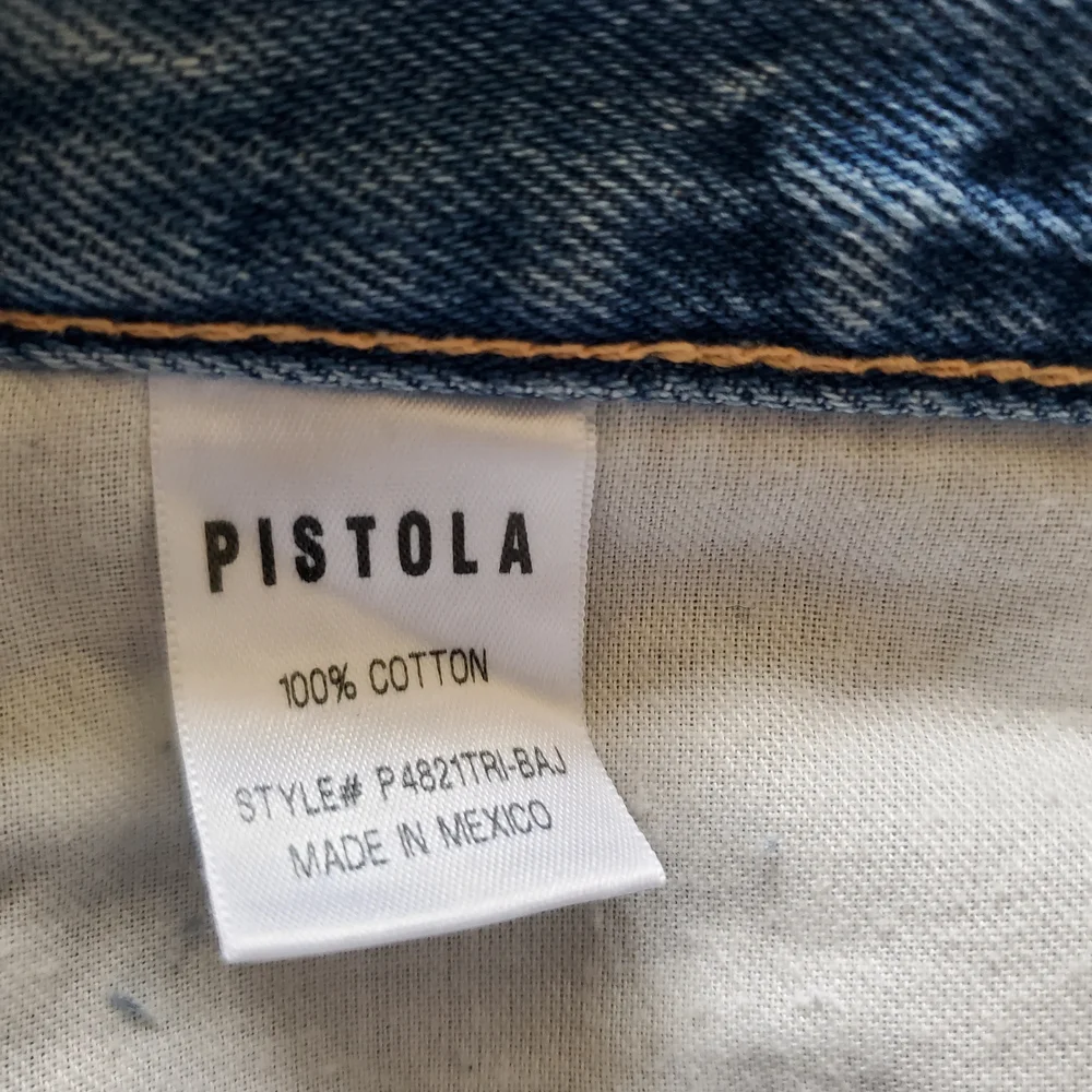 Pistola Blue Distressed Jean Shorts.  Size 29 - Picture 4 of 4